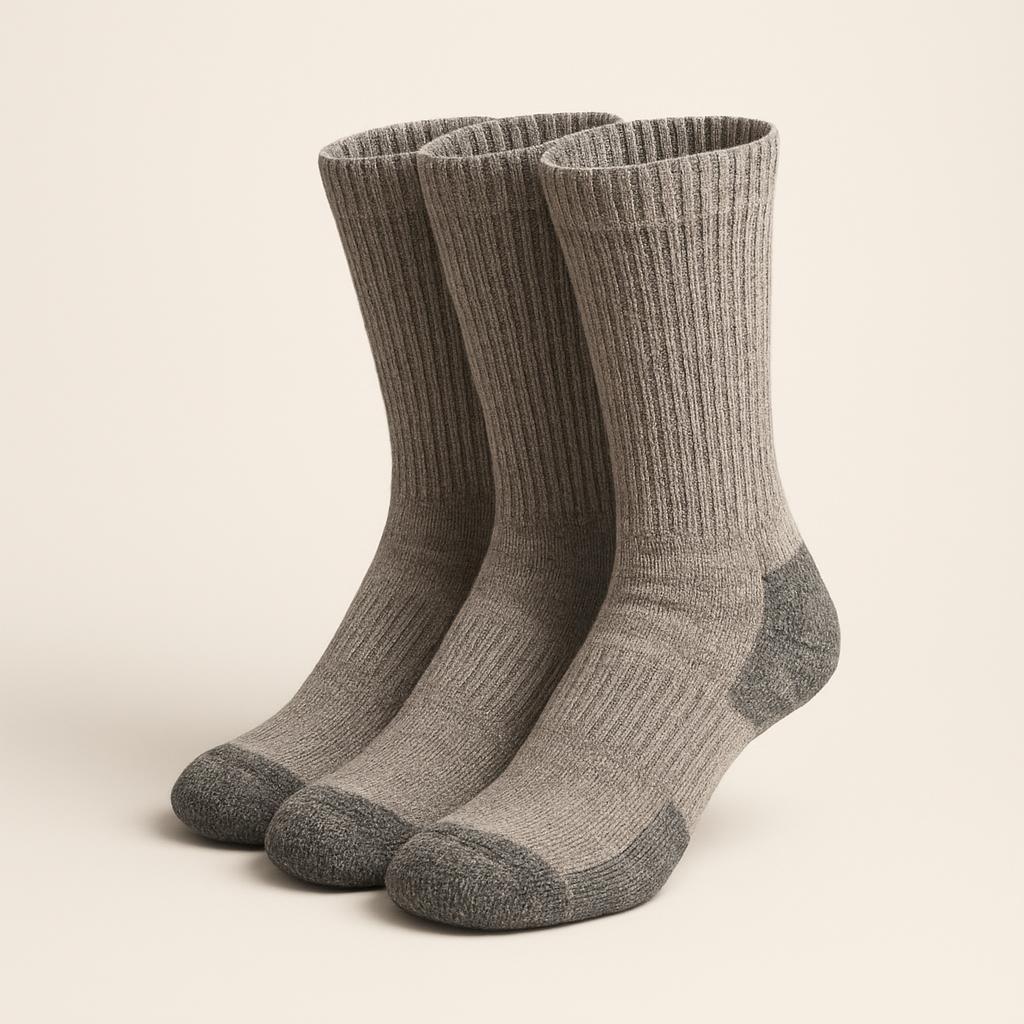 Wool Trekking Socks (3-Pack)